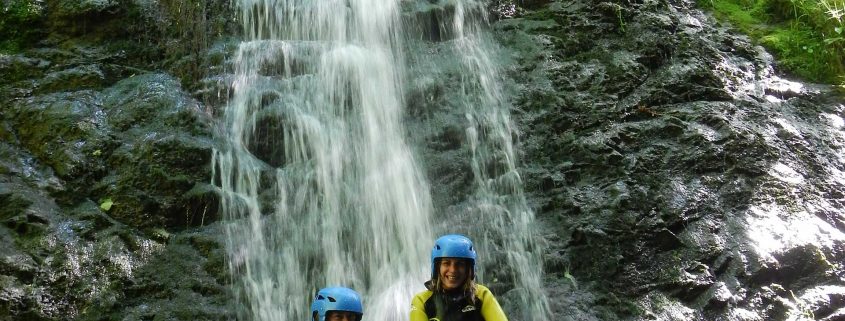 Canyoning group in Asturias with K2 team